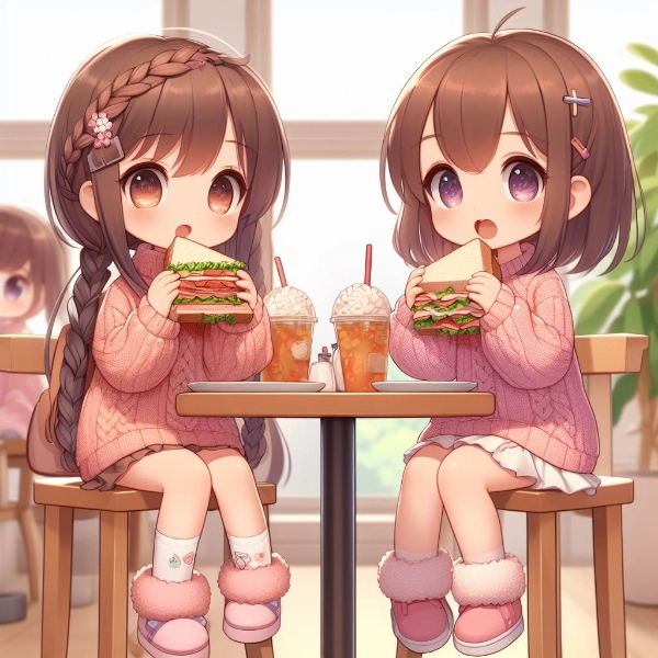 サンドイッチ🥪いただきます( ′～‵)ŧ‹”ŧ‹”ŧ‹”ŧ‹”