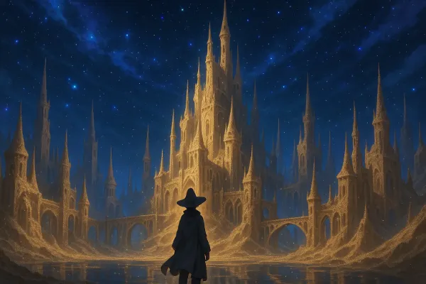 星空に浮かぶ幻の砂の城