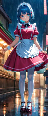 深夜のウエイトレスさん