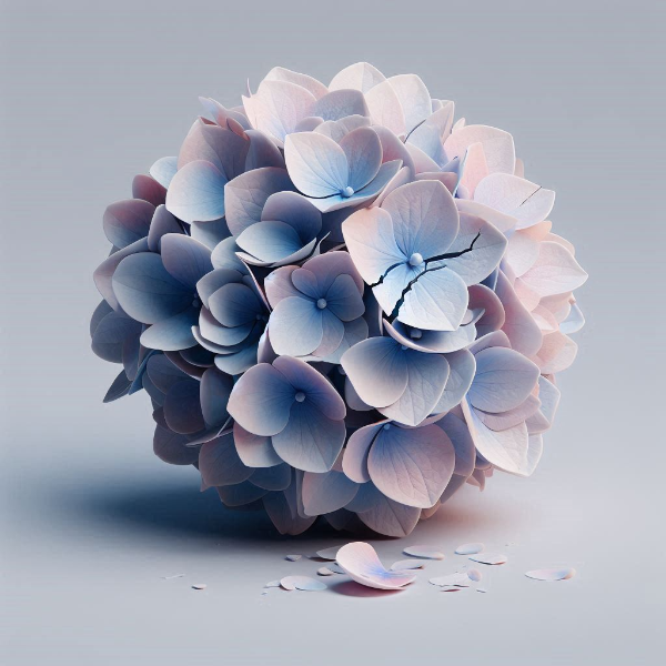 紫陽花　ー3DCGー