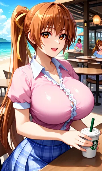 かすみさん　カフェラテ