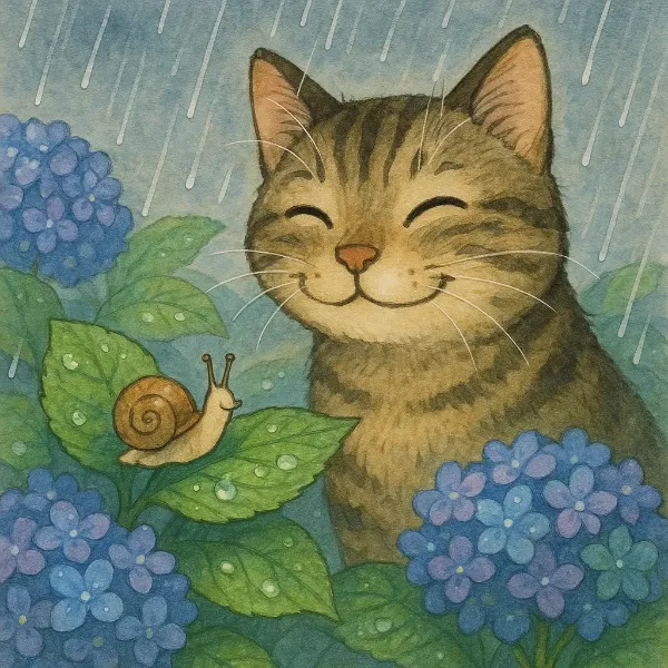 でんでん虫さん見つけた