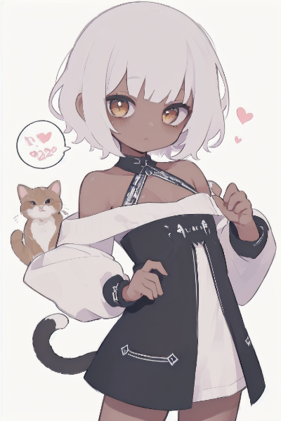 肩の猫と少女の秘密の約束