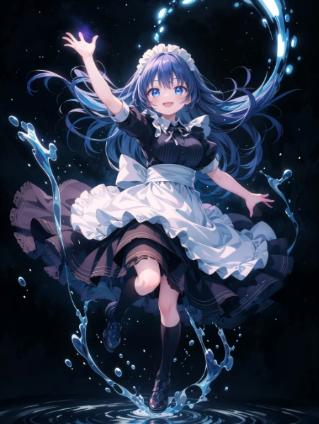 水の妖精メイドさん