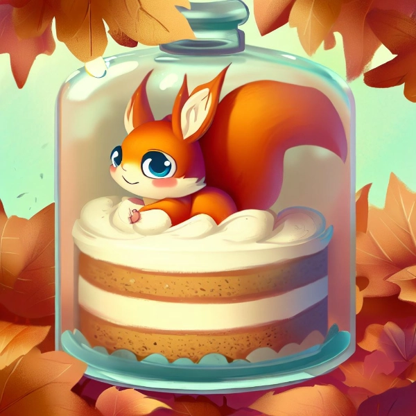 瓶の中のリス・ケーキ