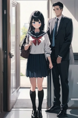 お母さん遅れちゃうよー
