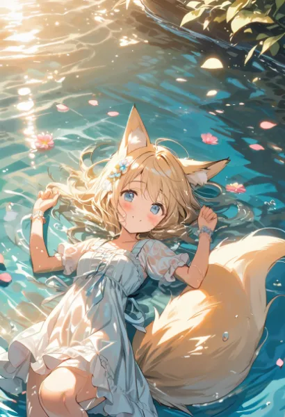 きつねぷかぷか