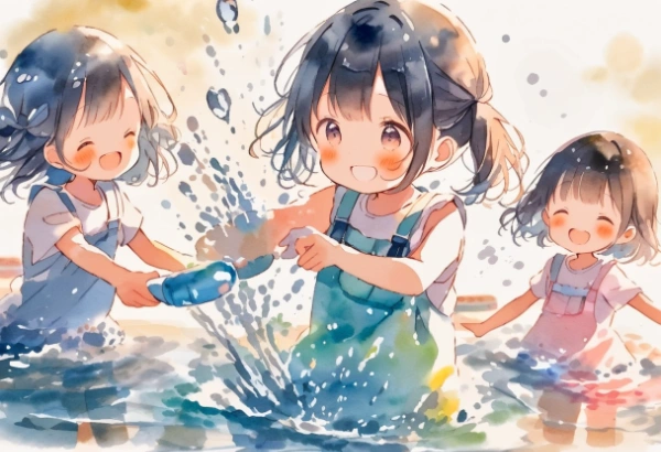 水遊び2