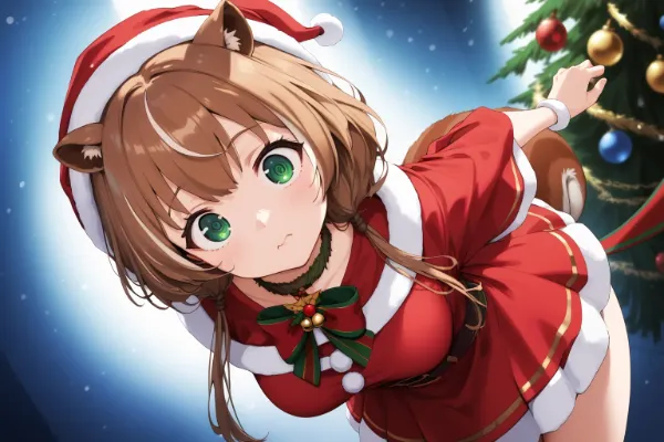 クリスマス　リスちゃん