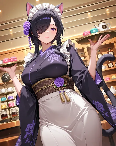 マカロンと紅茶をどうぞ、御主人様