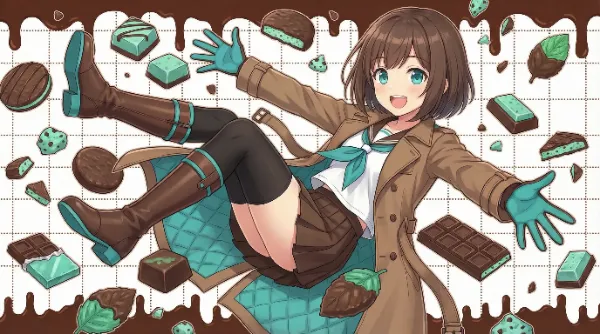 チョコミント娘