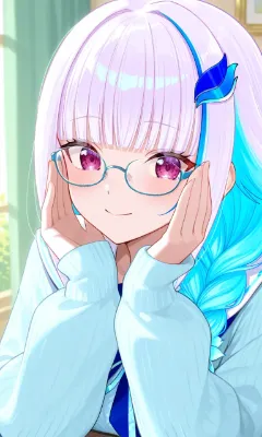 にじさんじのリゼ・ヘルエスタがメガネをかけている