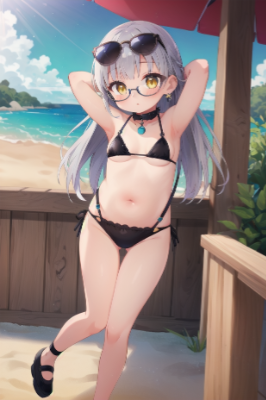 水着少女