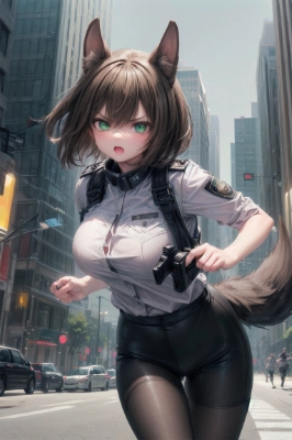 犬のお巡りさん