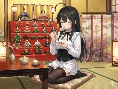 😎「もぐもぐ💖」