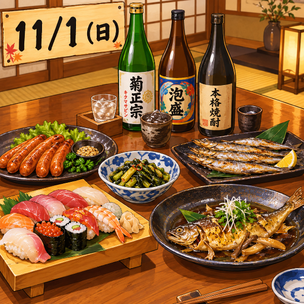 11/1 記念日の飲食