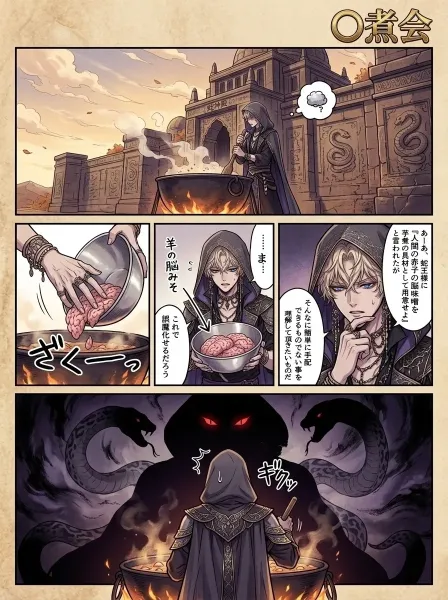 【⚠️脳みそ(食用)絵】芋煮を所望されてしまう尊師