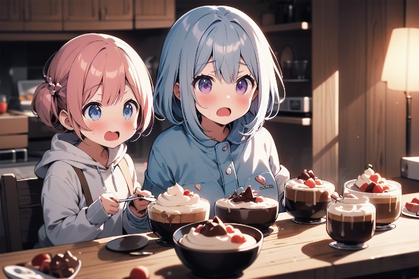 母「プリンいっぱい作ったから食べてね」