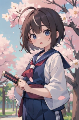 剣士の女の子