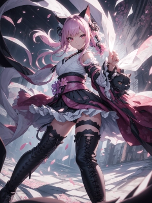battle cat girl