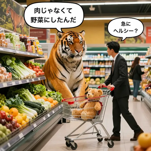 虎の野菜宣言と意外な出会い