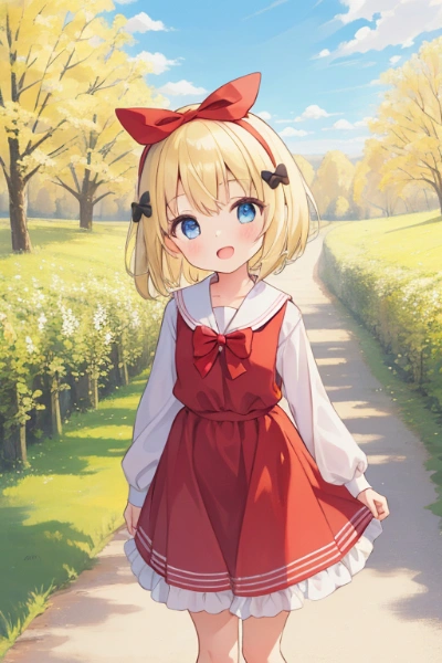 新緑のなかとことこ