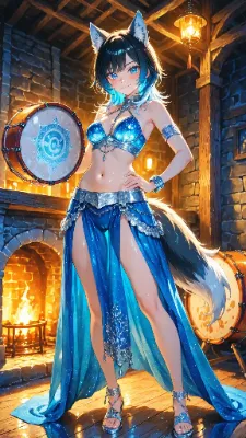 🐺 吟遊詩人 〜ウル子、太鼓一発で酒場を支配する〜🎶