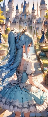 異世界の青髪プリンセス