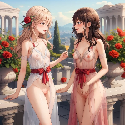 古代ギリシャ風ドレス