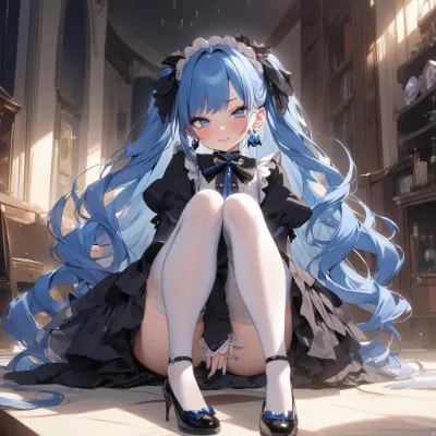 素敵な青髪さん