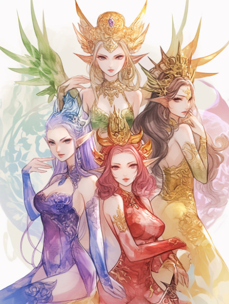 No.1598 四天王ガールズ