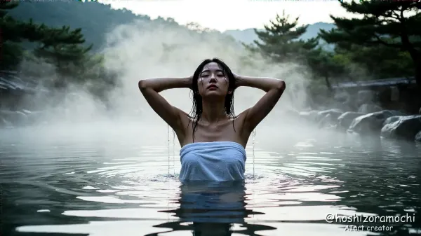 朝霧に包まれる秘密の時間