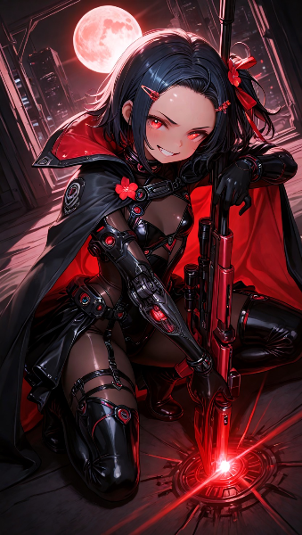 紅月の影に潜む暗殺者