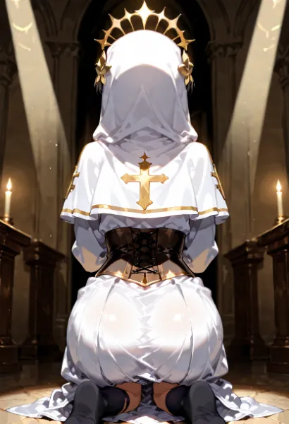 祈り(後ろから)