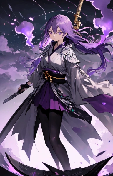 紫髪の武装少女