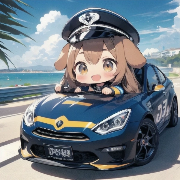 レーサーな犬怪人