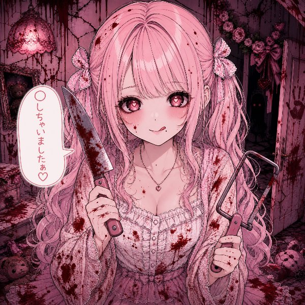  [ホラー?]○しちゃいましたぁ♡（ピンクちゃん）