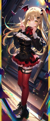 ゴスロリ風コーデ