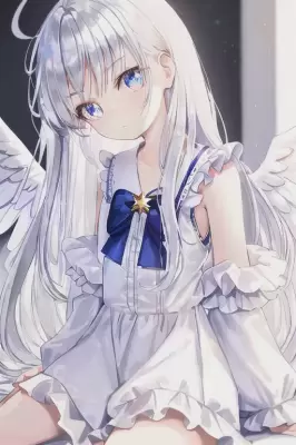 青い目をした白い天使