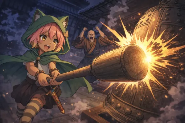 煩悩（いたずら心）で鳴らされる除夜の鐘