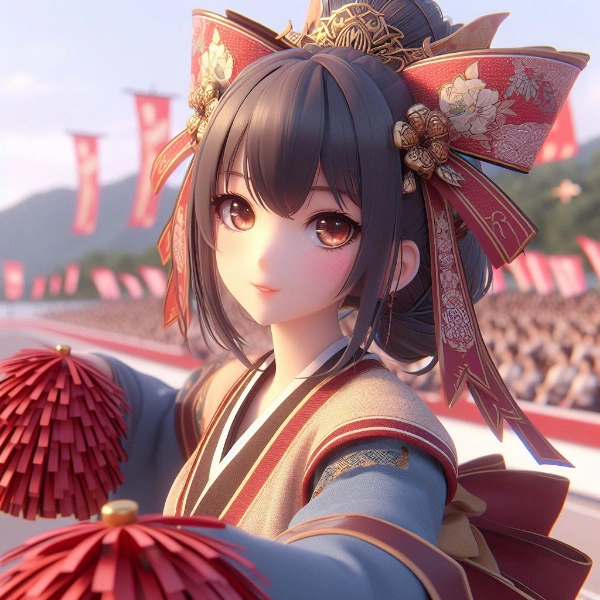 平安時代のチアリーダー