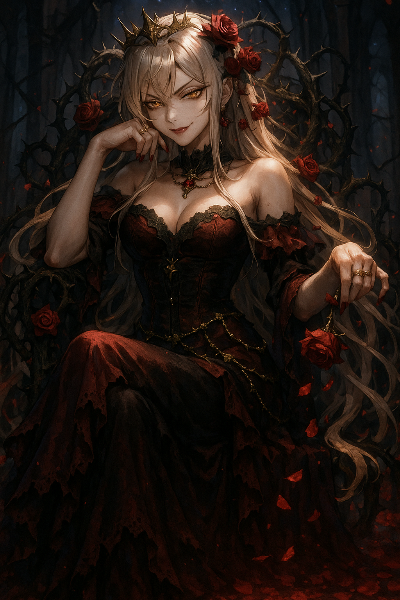 棘の薔薇園に君臨する女王