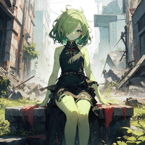 廃墟に住むモンスター