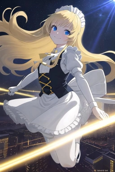 夜空にジャンプ