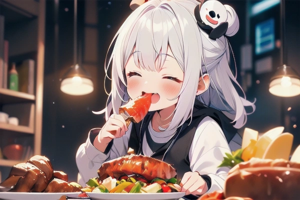 お肉うまうま♪