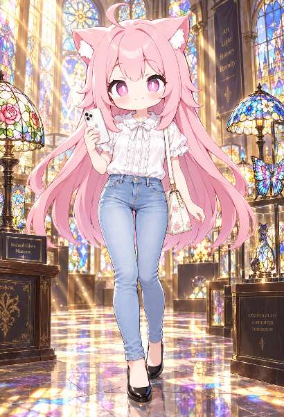 ステンドグラス美術館に来たよ♪