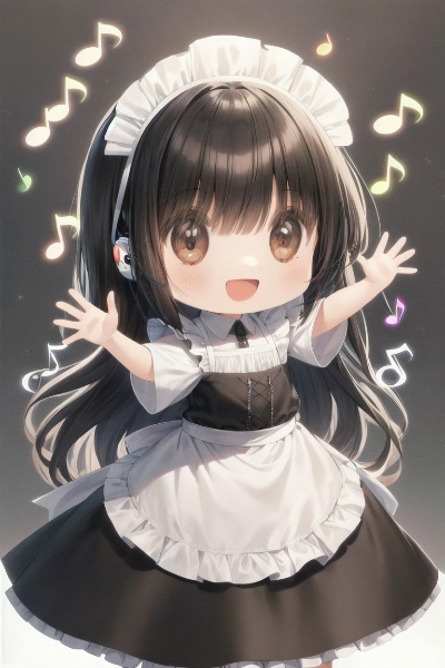 音楽とメイドちゃん④