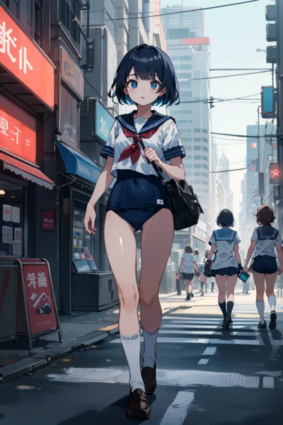 20XX年亜熱帯日本のセーラー服