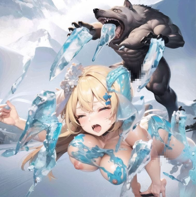 雪山の獣人