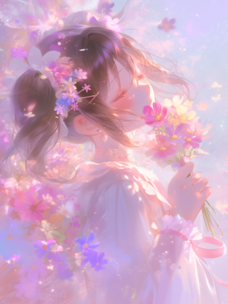 少女と秋桜２